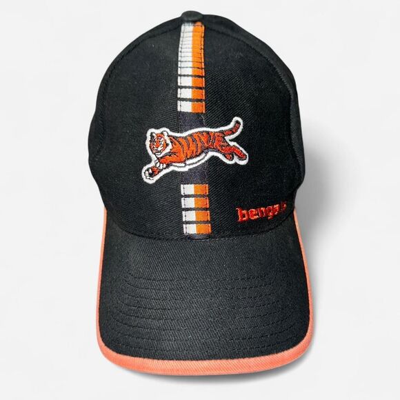Vintage 90s NFL Cincinnati Bengals Adjustable Hat with Embroidered Tiger Logo - Picture 1 of 8